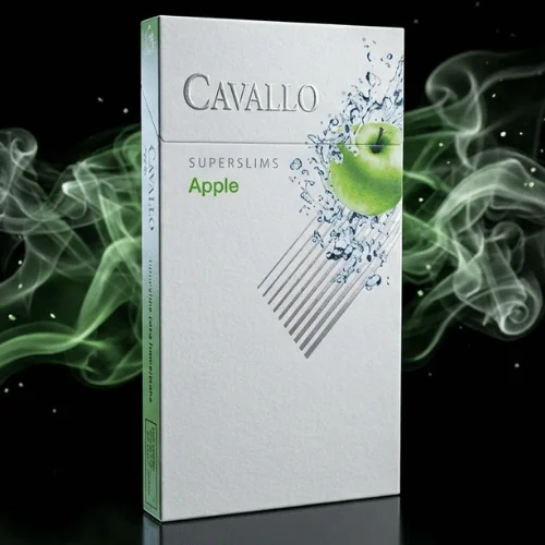 Cavallo Apple Superslim sigara - Elma aromalı