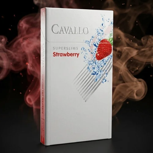 Cavallo Strawberry Superslim sigara - Çilek aromalı