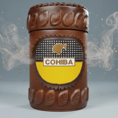 Cohiba Deri Humidor - Büyük Boy