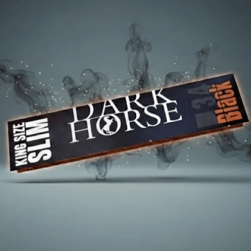 Dark Horse 34 Black King Size Slim Sarma Kağıdı