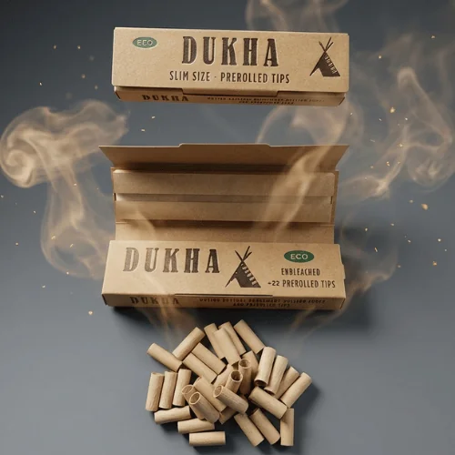 Dukha Slim Size Prerolled uzun sarma kağıdı (Hazır Zıvanalı)