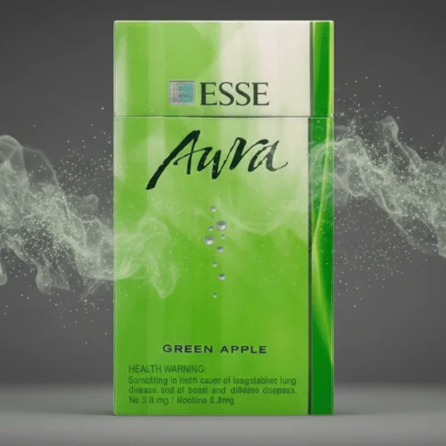 Esse Superslim Aura Green ithal sigara - Elma Aromalı