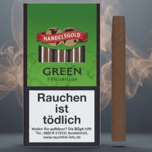 Handelsgold Green Apple Sigarillo - Yeşil Elma Aromalı