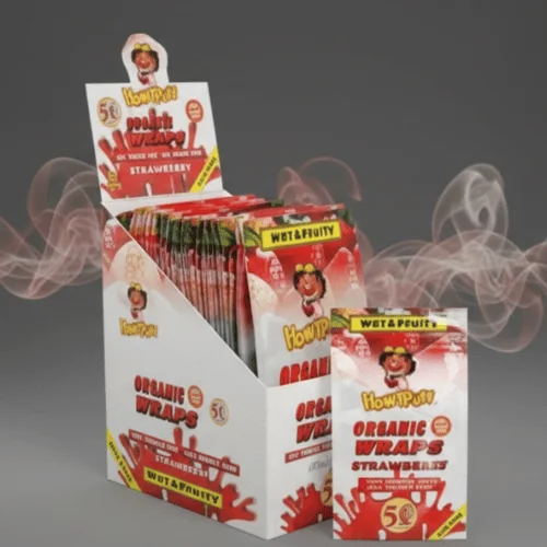 Honeypuff Organic Wraps Çilek aromalı sarma kağıdı