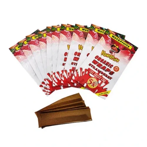 Honeypuff Organic Wraps Çilek aromalı sarma kağıdı - 2