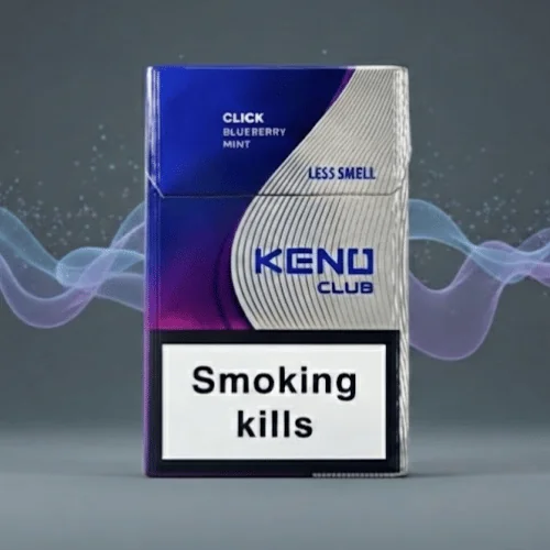 Keno Club Blueberry Mint Click sigara - Yabanmersini ve Nane