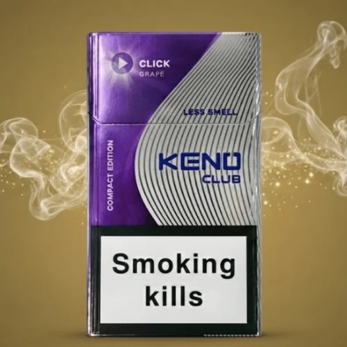 Keno Club Grape Click Slender sigara - Siyah Üzüm aromalı