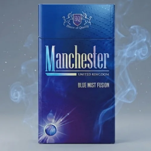 Manchester Blue Mist Fusion sigara - Yabanmersini ve Nane