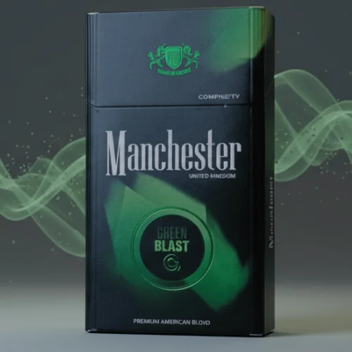 Manchester Queen Compact Green Blast Sigara