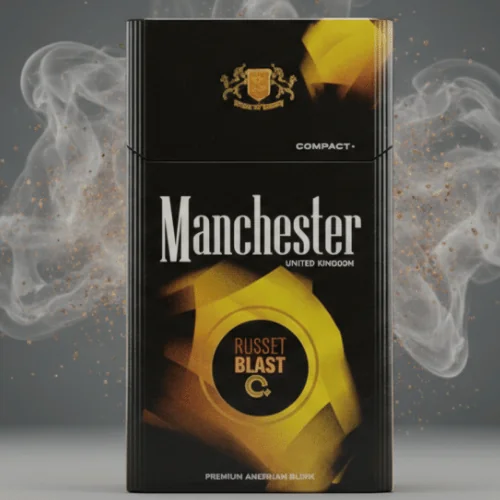 Manchester Queen Compact Russet Blast Sigara - Portakal Nane Aromalı