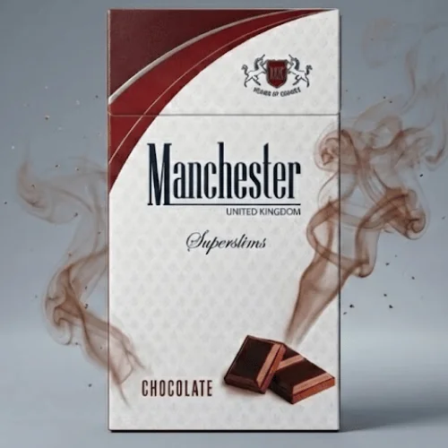 Manchester Superslims Chocolate sigara - Çikolata aromalı