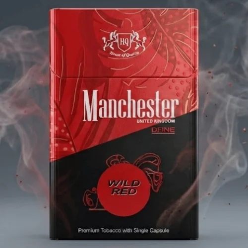 Manchester Wild Red Nano Superslim - Çilek aromalı
