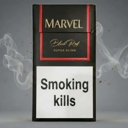 Marvel Black Red Superslim Sigara Kiraz Aromalı
