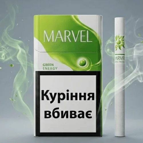 Marvel Compact Green Energy Click Sigara