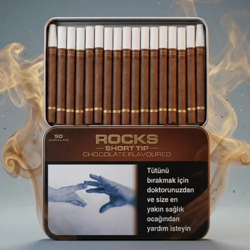 Rocks Short Tip Chocolate sigarillo - Çikolata Aromalı - 50's