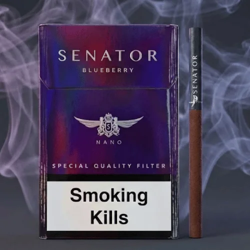 Senator Nano Blueberry sigara - Yabanmersini aromalı