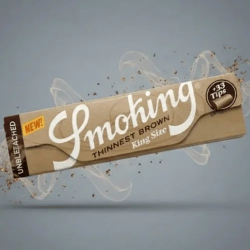 Smoking Thinnest Brown King Size sarma kağıdı + Zıvanalı