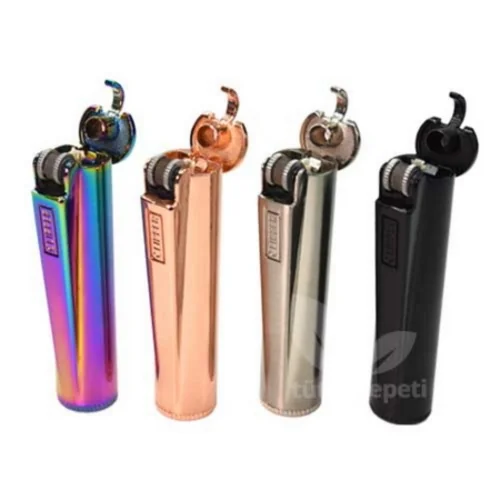 Clipper Fitilli Çelik çakmak seti - 4 Renk - 4