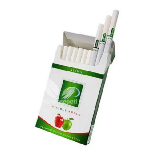 Platinum Seven Slims Double Apple sigara - Elma aromalı - 2