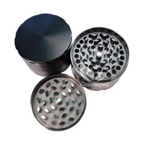 Premium Metal Tütün Öğütücü 3 - Çift Bölmeli - 2