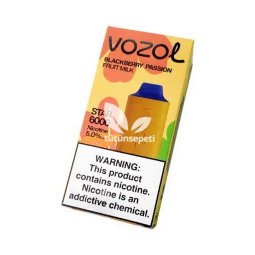 Vozol Star 6000 Blackberry Passion Fruit Milk Puff - 4