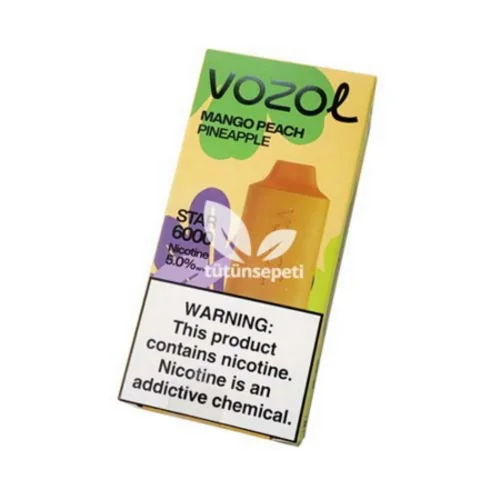Vozol Star 6000 Mango Peach Pineapple Puff - 4