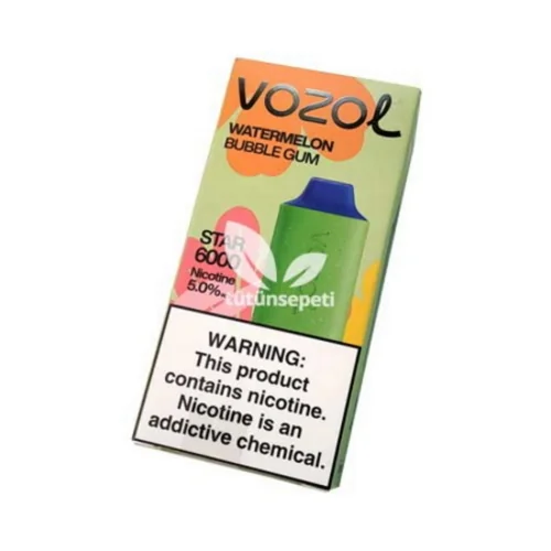 Vozol Star 6000 Watermelon Bubble Gum Puff - 4