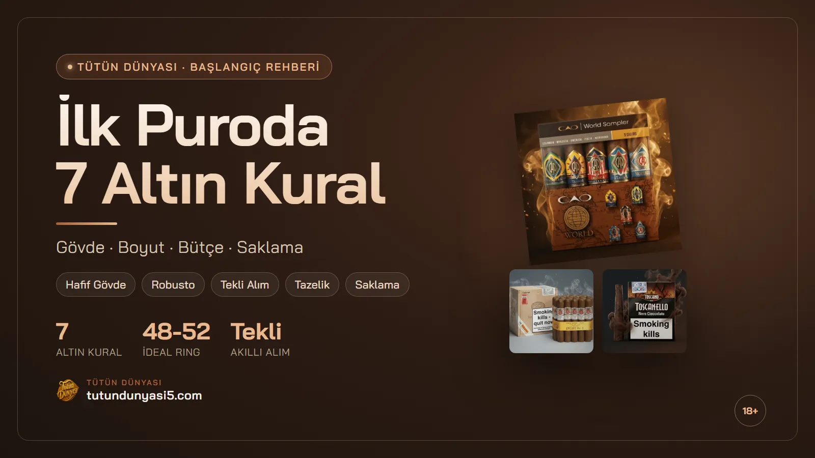 İlk Puronuzu Seçerken 7 Altın Kural