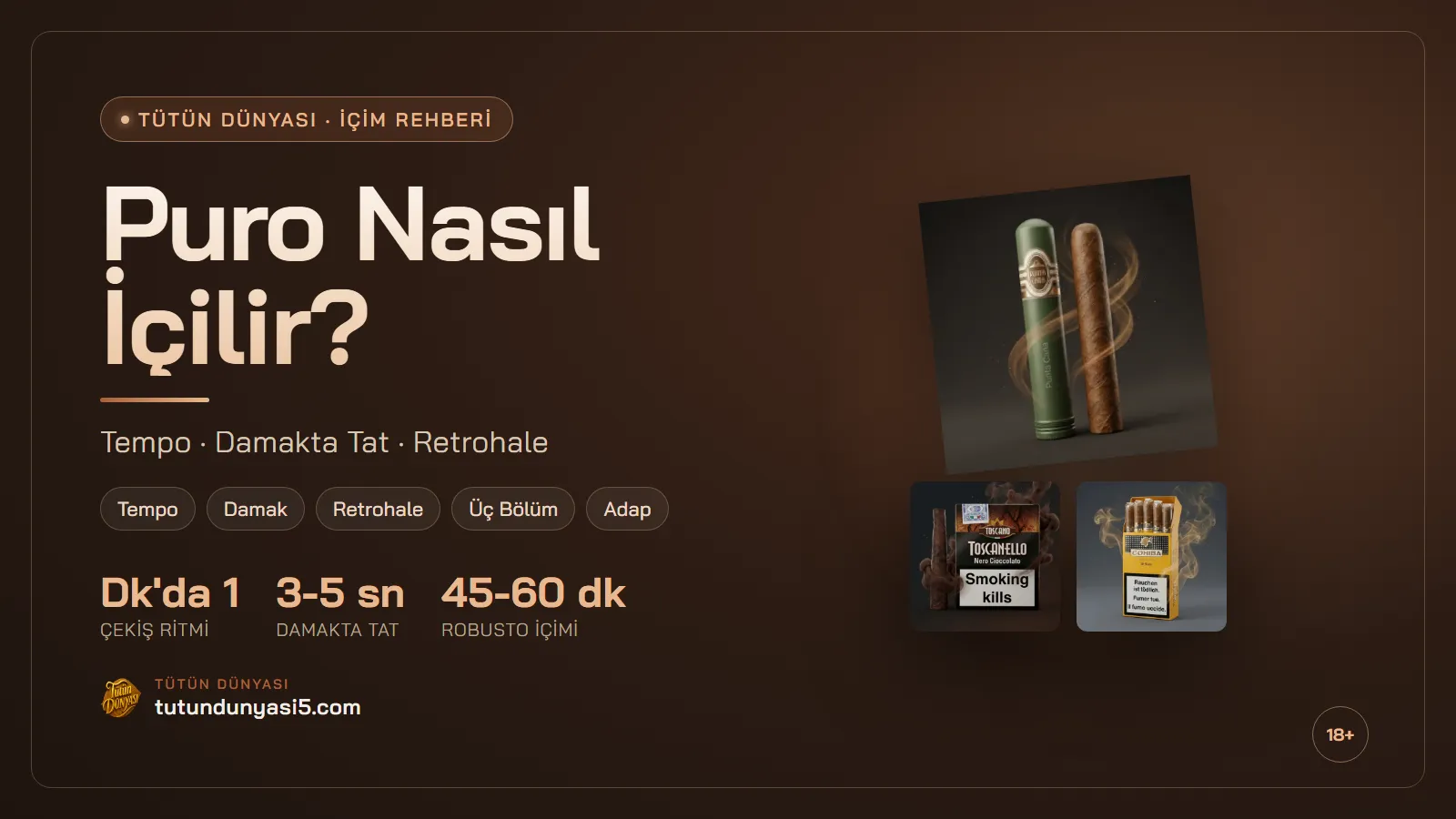Puro Nasıl İçilir? İlk Kez Puro İçecekler İçin Rehber