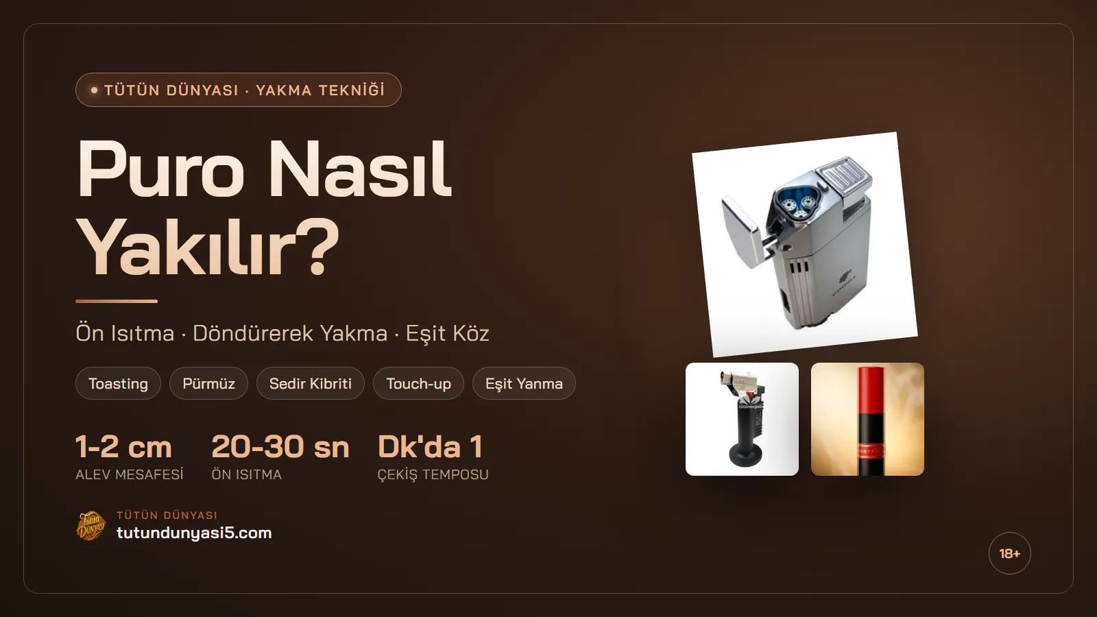 Puro Nasıl Yakılır? Doğru Yakma Tekniği Adım Adım